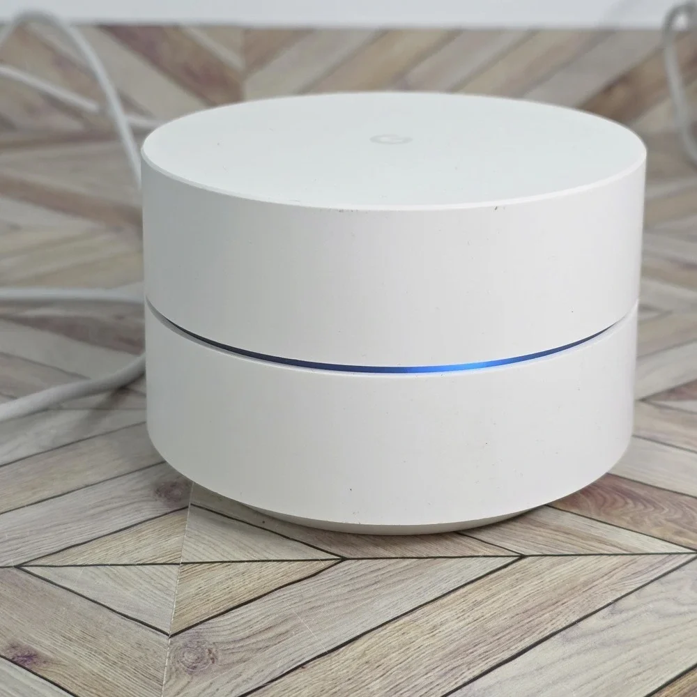 Google WiFi AC-1304 1 Port 1200Mbps Wireless Mesh Router With Power Cable TESTED